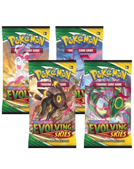 Evolving Skies Booster Pack Art Bundle [Set of 4] - SWSH07: Evolving Skies (SWSH07)