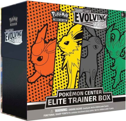 Evolving Skies Pokemon Center Elite Trainer Box [Jolteon/Flareon/Umbreon/Leafeon] (Exclusive) - SWSH07: Evolving Skies (SWSH07)