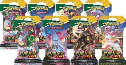 Evolving Skies Sleeved Booster Pack Bundle [Set of 8] - SWSH07: Evolving Skies (SWSH07)
