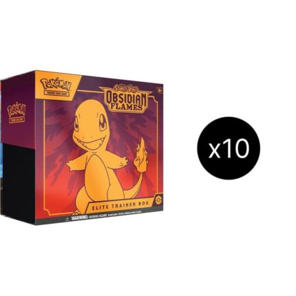 Obsidian Flames Elite Trainer Box Case - SV03: Obsidian Flames (OBF)