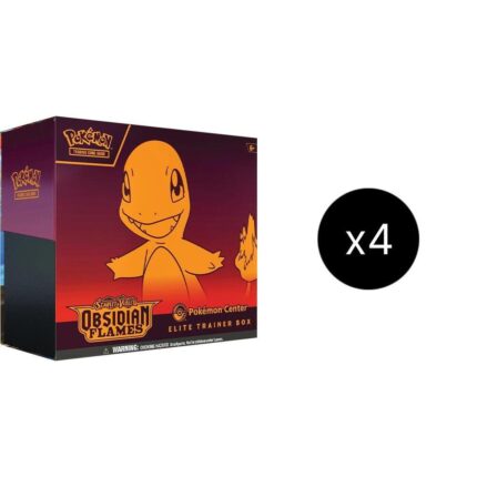 Obsidian Flames Pokemon Center Elite Trainer Box Case (Exclusive) - SV03: Obsidian Flames (OBF)