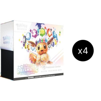 Prismatic Evolutions Pokemon Center Elite Trainer Box (Exclusive) Case - SV: Prismatic Evolutions (PRE)