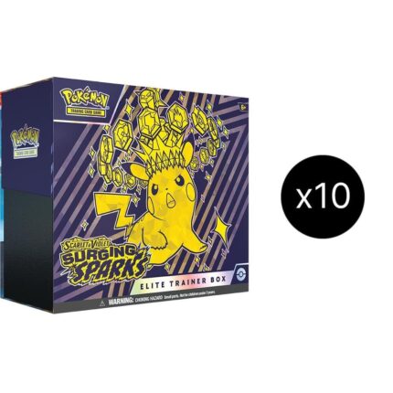Surging Sparks Elite Trainer Box Case - SV08: Surging Sparks (SSP)