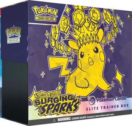 Surging Sparks Pokemon Center Elite Trainer Box (Exclusive) - SV08: Surging Sparks (SSP)
