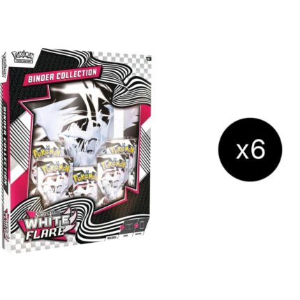 White Flare Binder Collection Case - SV: White Flare (WHT)